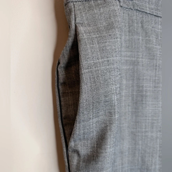 NWT Old Navy Grey Straight Leg Stretch Waist Trouser Pants Woman Size 14 - Picture 10 of 13